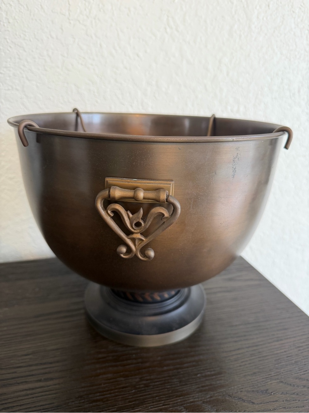 Vintage Bronze 4 bottle champagne chiller bath